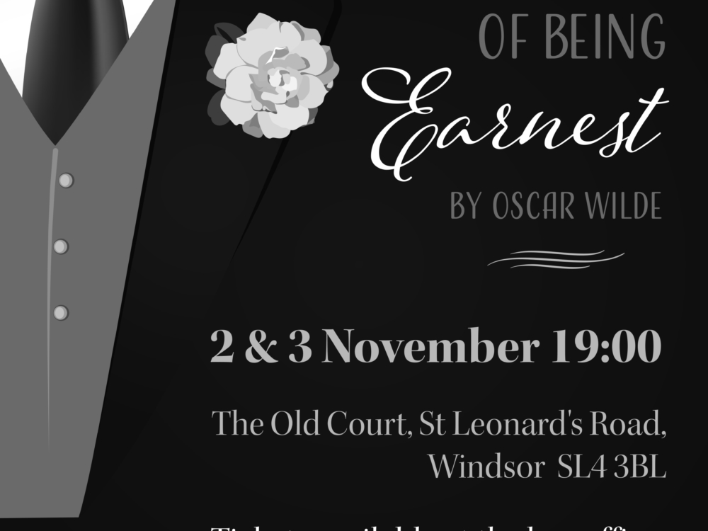 Importance of Being Earnest Poster Design